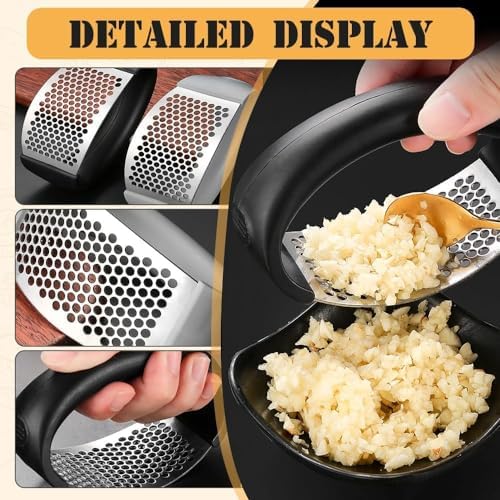 Garlic Press Rocker, Stainless Steel, 2PCS