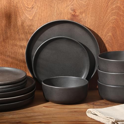 Gibson Elite Pasco 12 Piece (Service for 4) Plates and Bowls Reactive