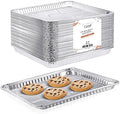 (25 Pack) 1/4 Size Cookie Sheet Baking Cake Pans l 12.8” x 8.9”