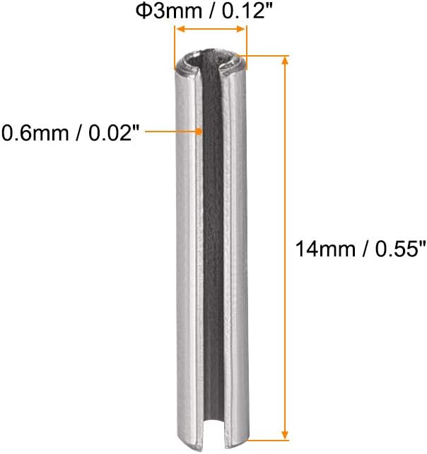 uxcell Slotted Spring Pin - Image 2