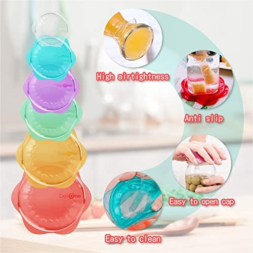 DeliOne Silicone Stretch Lids, 6-Pack