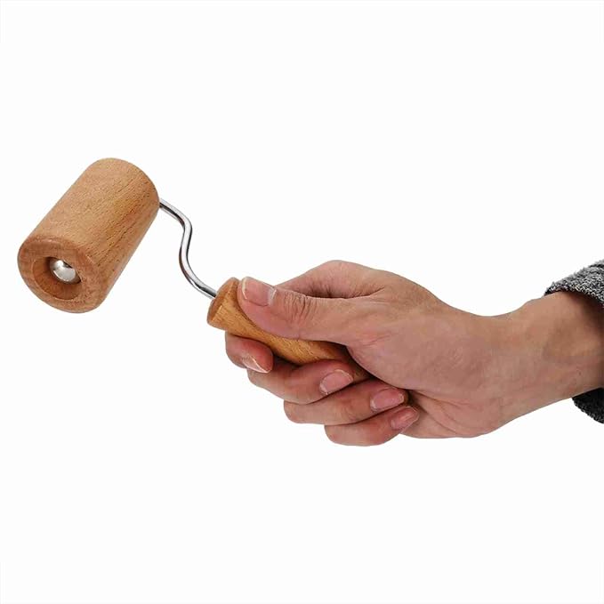 Small Rolling Pin, Pizza Dough Roller, Non Stick Wood Pastry Roller, Kitchen - Image 5