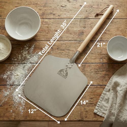 Chicago Brick Oven 12 x 14 Aluminum Pizza Peel