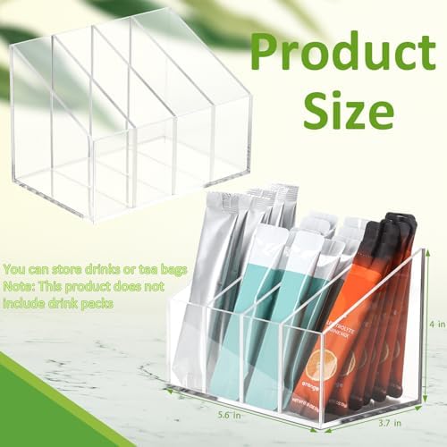 Drink Packet Holder Water Flavor Packet Storage Container Water Flavor