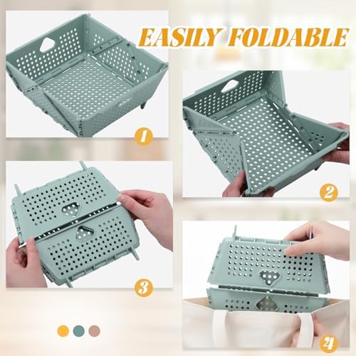 3 Pack Versatile Collapsible Colander Thickened Plastic Kitchen