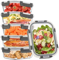 6-Pack 22 oz Glass Meal Prep Containers