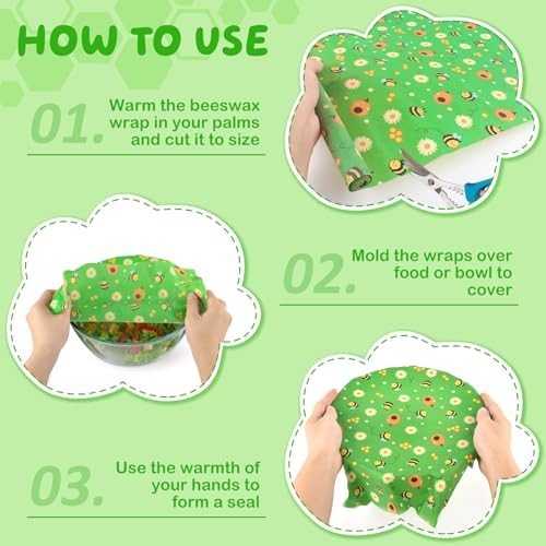 Beeswax Food Wraps, 2 Roll, 13 x 39 Inch