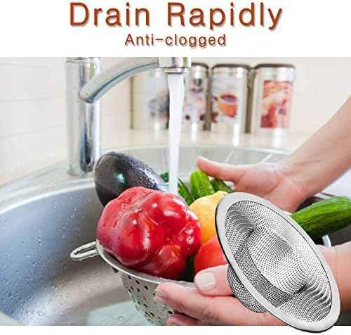 2pcs Stainless Steel Sink Strainer, 4.41"