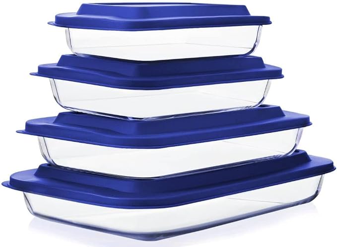 8-Piece Glass Baking Dish Set by MMCIRCO