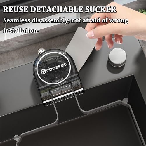 Kitchen Sink Strainer with Filter Mesh Bag, Food Waste Basket