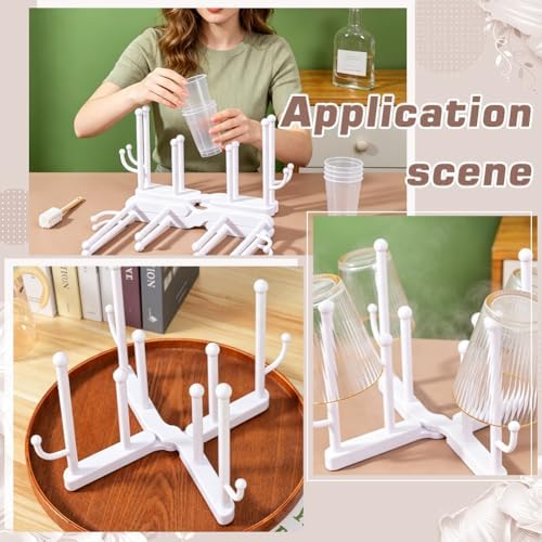WADORN Collapsible Storage Bag Drying Rack Reusable Dish Racks Cup