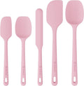 ChefAide 5 Pieces Silicone Spatula Set, Food Grade Rubber Spatula, Upgrade by ChefAide