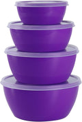 4-Piece Classic Plastic Prep Bowls by SCWBOEII