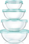 Luvan Borosilicate Clear Glass Mixing Bowls by Luvan