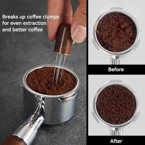 54mm Espresso Accessories Kit 2-in-1 Coffee Distributor and Tamper