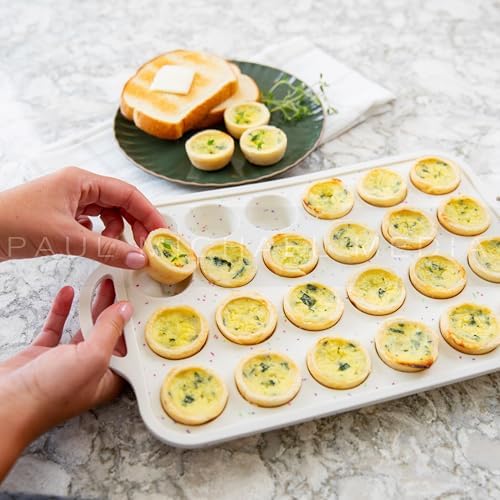 Globeat 12 Cups Size-2pack Muffin Pan with Metal Reinforced Frame