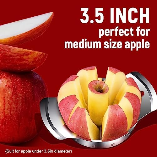 Apple Slicer, ARRITZ Stainless Steel Apple Cutter 8 Slices, Sharp
