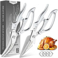 Freelander Kitchen Scissors Set - All Purpose Heavy Duty Poultry