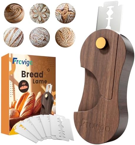 Bread Lame, Scoring Tool for Sourdough with 5 Retractable Razor