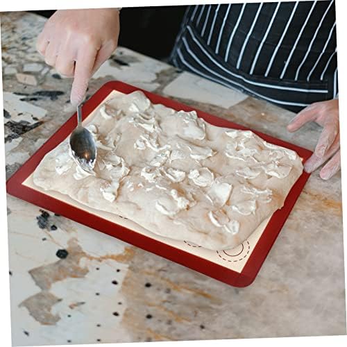 Red Silicone Baking Mat for Oven, Heat Resistant Non-Stick Pastry