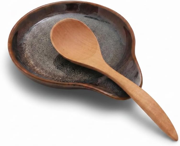 Farmhouse Ceramic Spoon Rests Holder,Coffee Spoon,Cooking