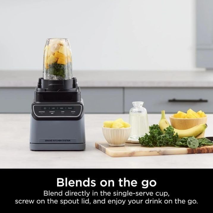 Grand Kitchen System 1200W Blender Food Processor Combo, 72 oz