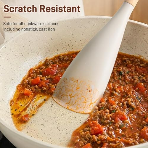 3 PACK Cooking Spoon Spatula for Nonstick Cookware, Heat Resistant