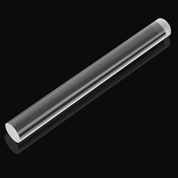 AUGSUN 1pcs Acrylic Clay Roller Acrylic Round Tube Roller Rolling Clay Bar by AUGSUN
