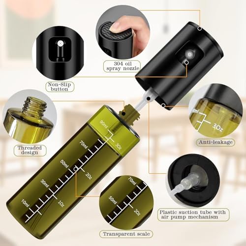 Oil Sprayer for Cooking, 100ml Light-Proof