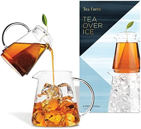 Tea Forte Tea Over Ice Steeping Pitcher Set, 2 Piece
