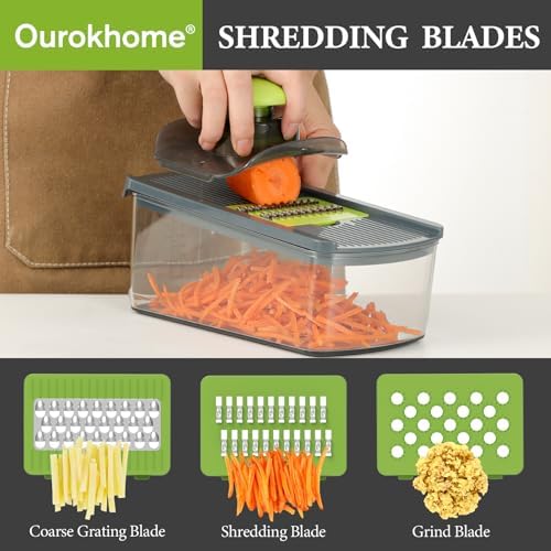 Ourokhome 5-Blade Zucchini Noodle Spiralizer