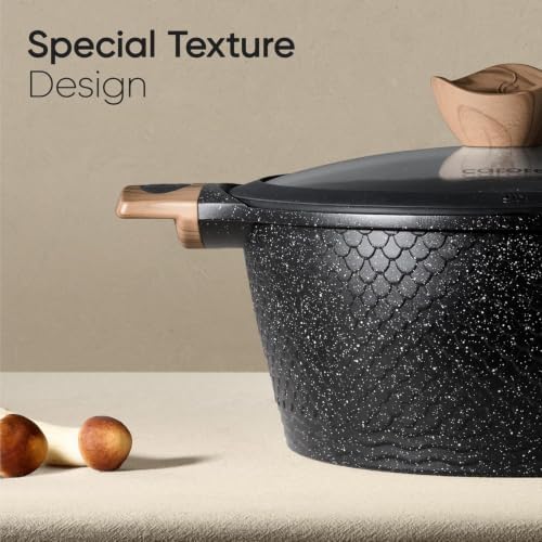 CAROTE 39pcs Nonstick Cookware Sets, Pots and Pans Set with Bakeware