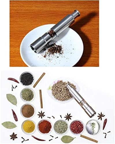 Stainless Steel Salt and Pepper Grinder Set of 2