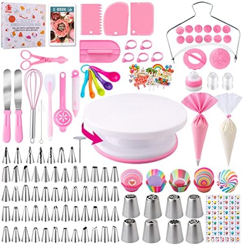 Cake Decorating Supplies Kit Tools 356pcs, Nifogo Baking Accessories