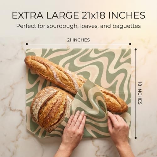 Bread Food Wrap Swirl, 21 x 18 inches