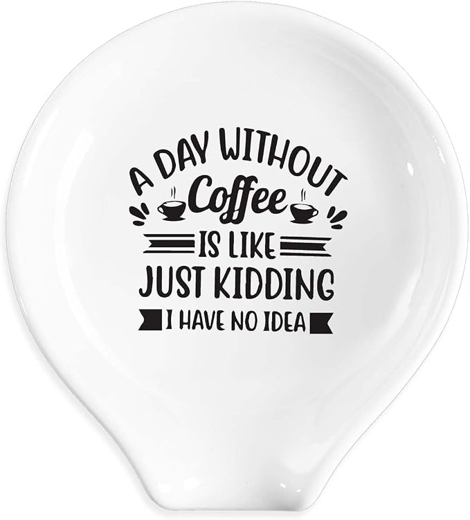 Funny Coffee Spoon Holder-Coffee Spoon Rest-Cafe Bar Station Accessories-A Day by Unknown