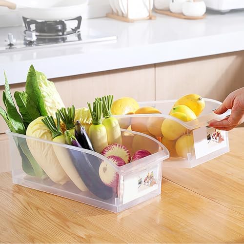 Kavolet Large Capacity Fridge Drawer Organizer Fruit Storage Container