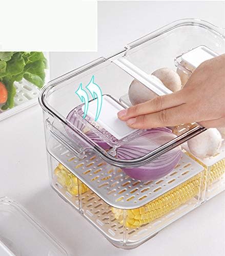 SANNO Refrigerator Food Storage Containers Stay Fresh,Food Storage