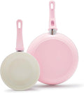 GreenLife Non Stick Fry Pan Set, Non-Toxic PFAS-Free Ceramic Skillets, by GreenLife
