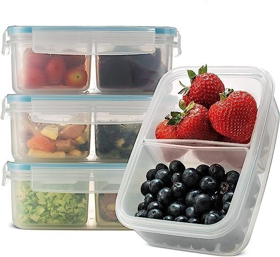Komax Biokips Lunch Containers Set of 4 - Airtight Food Storage