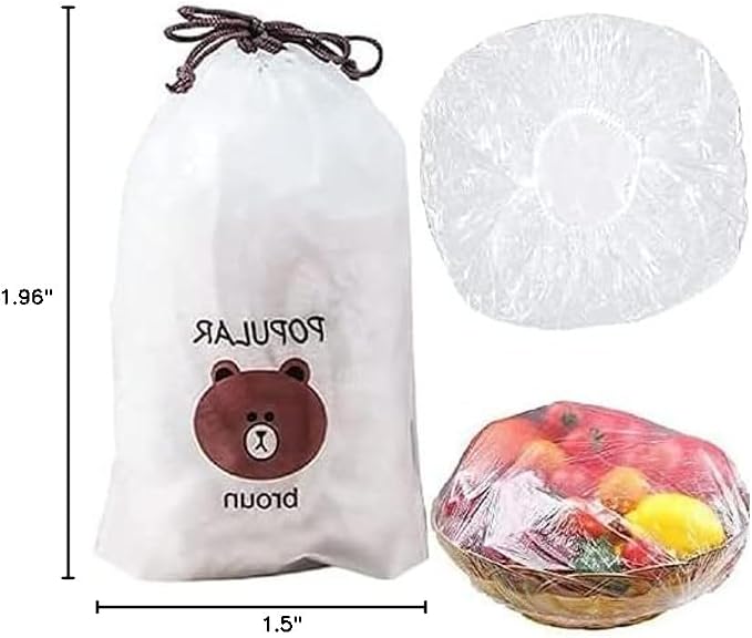 Fresh Keeping Bags, Plastic Sealing Bags Food Cover, Universal Kitchen Wrap - Image 7