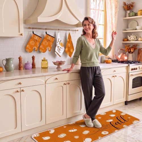 Tieshankao 10PCS Fall Pumpkin Kitchen Decor Set for Home, Baking Gifts