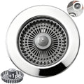 Solid Brass Kitchen Sink Drain Strainer Stopper, 3-1/2 Inch