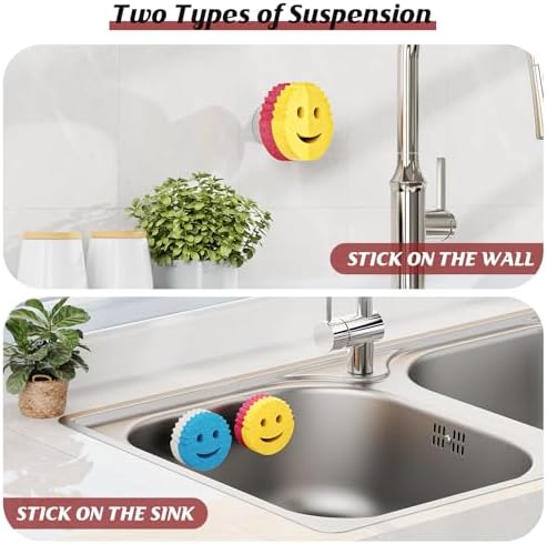 Kontoyo Sponge Holder for Kitchen Sink, Black