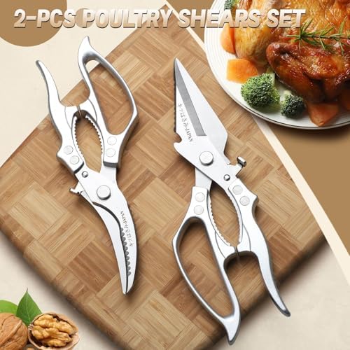 Freelander Kitchen Scissors Set - All Purpose Heavy Duty Poultry