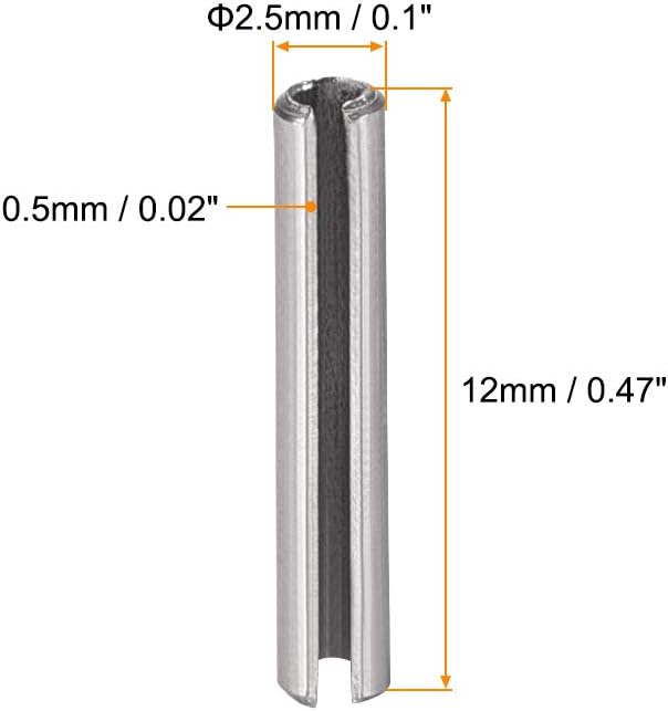 uxcell Slotted Spring Pin - Image 2