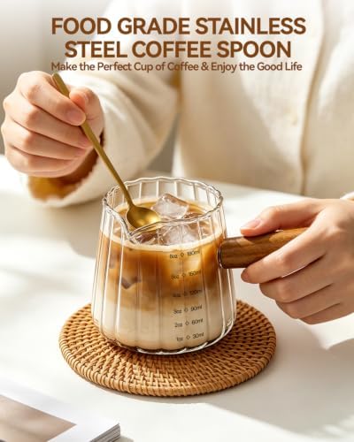 Espresso Cups Set, Espresso Shot Cups, Puck Screen & Coffee Spoon