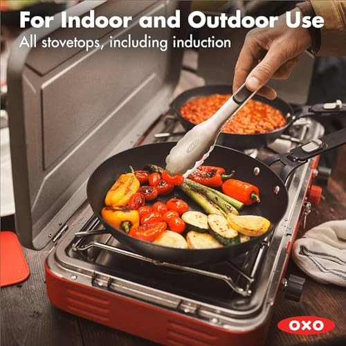 OXO Outdoor Pre-Seasoned Carbon Steel 10" Frying Pan Skillet