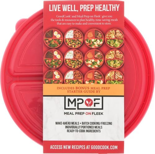GoodCook Meal Prep Containers Set Microwave & Dishwasher-Safe Round Food - Image 11