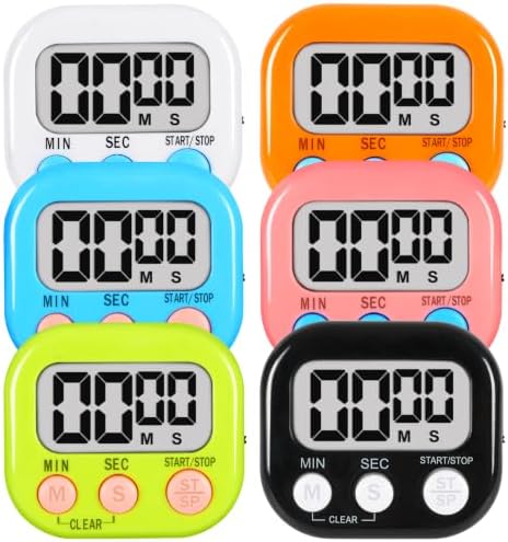 6 Pack Digital Timer for Kids Classroom